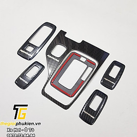 Ốp nội thất vân Carbon cho Ford Ranger Cao cấp