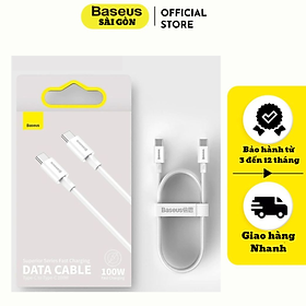 Cáp sạc nhanh truyền dữ liệu Baseus Superior Series fast charge data cable type C to type C 100W-Hàng chính hãng