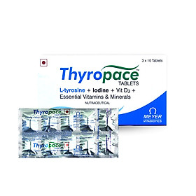 Thực phẩm bảo vệ sức khỏe THYROPACE TABLETS, hỗ trợ duy trì chức năng bình thường của tuyến giáp.