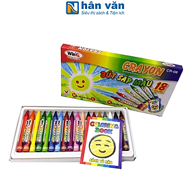 Bút Sáp Màu Thơm WinQ - CR-08 (18 Màu)