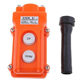 2X COB61 Hoist Push Button Switch Up-Down IP55 Rain- Crane Pendant Button