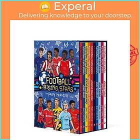 Sách - Football Rising Stars: 10 Book Box Set by Harry Meredith (UK edition, paperback)