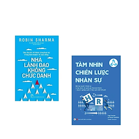 Hình ảnh Combo 2Q: Tầm Nhìn Chiến Lược Nhân Sự+Nhà Lãnh Đạo Không Chức Danh  / Sách Kỹ Năng Quản Lý Nhân Sự Chuyên Nghiệp / Tặng Kèm Bookmark Happy LIfe