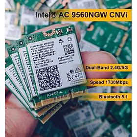 Mua Card wifi laptop AC 9560NGW CNVi 1730Mbps  card wifi 5G  Bluetooth 5.1 hàng chính hãng