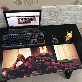 Miếng Lót Chuột, Bàn Di Chuột, mouse pad cỡ lớn siêu anh hùng (80x30x0.3)