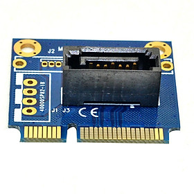 mSATA to SATA Adapter Card ,Motherboard Module Conversion .Vertical Connector Mini SATA to 7Pin SATA Riser Card