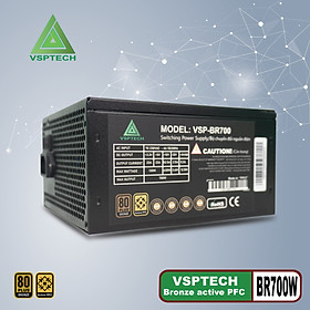 Mua Nguồn VSPTECH VSP-BR700 700W 80 Plus Bronze - Hàng chính hãng
