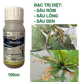 Mua Chế phẩm diệt sâu lông  sâu róm  sâu ăn lá trên cây trồng Shecba 100ml