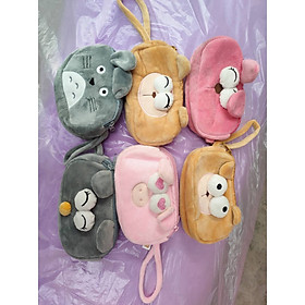 Túi đựng bút nhung hoạt hình dễ thương ( giao mầu ngẫu nhiên)