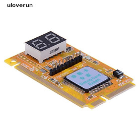 Uloverun Thẻ Kiểm Tra Chẩn Đoán Lỗi 3 Trong 1 mini PCI PCI-E LPC PC laptop