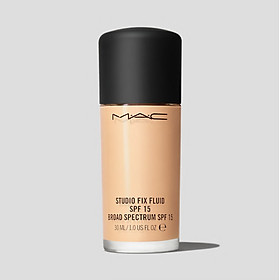 Kem nền lâu trôi 24h có khả năng chống nắng phổ rộng MAC Studio Fix Fluid SPF 15 Foundation 30ml - NC15