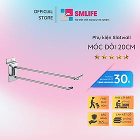 Mua Móc đôi cài tấm SMLIFE Slatwall
