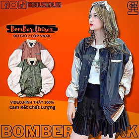 Áo Khoác Nam Nữ Dù 2 Lớp Cao Cấp Chất Siêu Đẹp Bomber Jackets Gió Nam Nữ WASNOTP