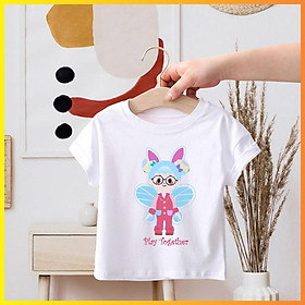 Áo thun in hình Play together cho bé trai bé gái màu trắng đủ size nhiều mẫu HOT độc đẹp giá rẻ