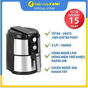 Mua Nồi chiên không dầu Mishio MK-220 5 lít - Hàng chính hãng