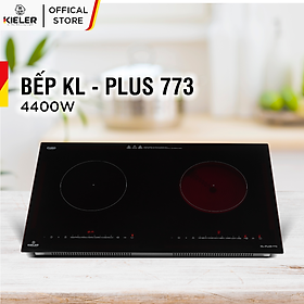 Mua Bếp đôi điện từ hồng ngoại Kieler KL-PLUS773 mặt kính Euro Kieler Platinum  Bếp đôi có chế độ hẹn giờ công suất 4400W - Hàng Chính Hãng