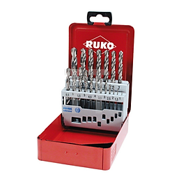 Bộ mũi khoan 19 chi tiết phi 1-10 mm Ruko 214214