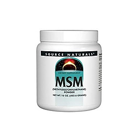 Source Naturals MSM (Methylsulfonylmethane) Powder 16 Ounces(453.6 Grams)