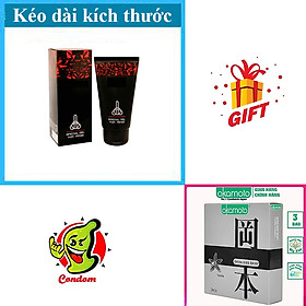 GEL 50ML GIÚP TĂNG KÍCH THƯỚC + Bao Cao Su Okamoto 3 Cái - Che Tên Sản Phẩm - Giá Trải Nghiệm