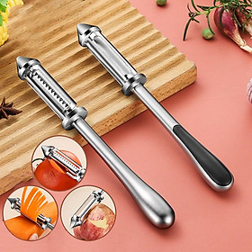 Mua Dụng Cụ Nạo Bào Sợi Rau Củ Quả 4in1 Chất Liệu INOX Cao Cấp  Nạo Vỏ Bào Sợi Khoét Vỏ Đa Năng