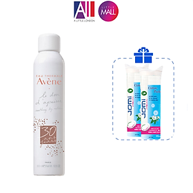 Xịt khoáng làm dịu, chống kích ứng da Avene thermal spring water TẶNG bông tẩy trang Jomi (Nhập khẩu)