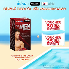 Viên Uống Tăng Cường Sinh Lý Nam Welson For Men hộp 60 viên