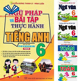 Hình ảnh Bộ 5: định hướng phát triển năng lực toán - hướng dẫn học và làm bài ngữ văn - ngữ pháp và bài tập thực hành tiếng anh