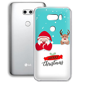 Ốp lưng điện thoại LG V30 - 01253 7937 XMAS10 - Merry Christmas - Silicon dẻo - Hàng Chính Hãng