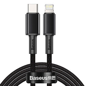 Mua Cáp sạc nhanh Type C to IP 20W Baseus High Density Braided dùng cho iPhone 12/11/XS Max Series- Hàng nhập khẩu