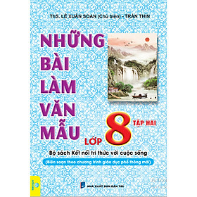 Sách - Những Bài Làm Văn Mẫu Lớp 8 - Biên sọan theo chương trình Kết Nối - ndbooks