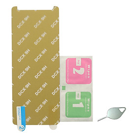 Bộ Kính Cường Lực Dẻo Nano Cho Samsung Galaxy S9 Plus (Trong Suốt) + Cây Lấy Sim Hình Giọt Nước - Hàng Chính Hãng