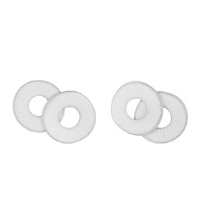 2Pairs Replacement Ear Pads Cushions For  MDR-ZX110 Headphone White