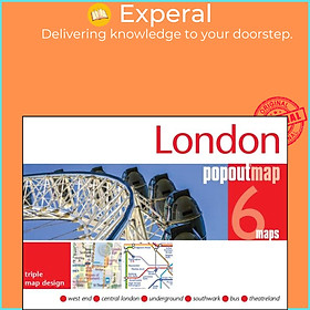 Sách - London PopOut Map - 3 PopOut maps in one handy, pocket-size format by  (UK edition, paperback)