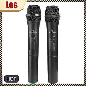 Bộ 2 Micro Không Dây Thông Minh Cầm Tay Kèm Đầu Nhận USB Chuyên Dụng Cho Karaoke
