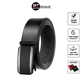 Thắt lưng nam Minh Tâm da bò 1 lớp 100% , kiểu khóa tự động MT105-11H