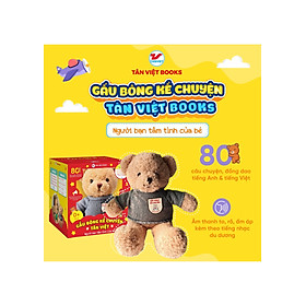 Gấu Bông Kể Chuyện Song Ngữ Anh Việt - Người Bạn Tâm Tình Của Bé (Kết Nối Được Bluetooth) (TV)