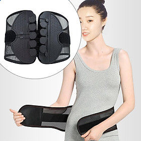 Back Support Belt Breathable Mesh Panels Lumbar Support Back Brace