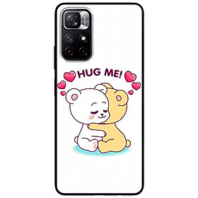 Ốp lưng dành cho Xiaomi Redmi Note 11 5G - Redmi Note 11T - Redmi Note 11S mẫu Gấu Hug