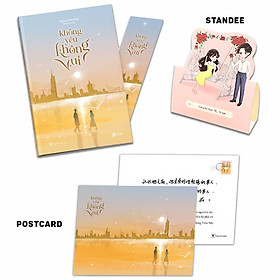 Không Yêu Không Vui - Bản Đặc Biệt - Tặng Kèm Bookmark + Postcard Bồi Cứng In 2 Mặt Có Chữ Ký In Của Tác Giả + Standee Giấy