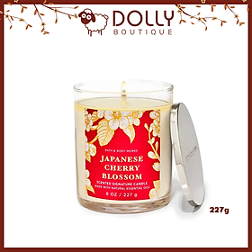 Nến Thơm 1 Bấc Japanese Cherry Blossom Single Wick Candle 227g