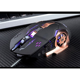 Chuột game thủ cực bền thiết kế độc lạ có led nhiều màu
