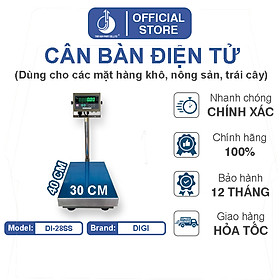 Mua Cân Bàn Điện Tử DI28SS - Mặt Bàn Cân 300x400MM - Đầu Chống Nước