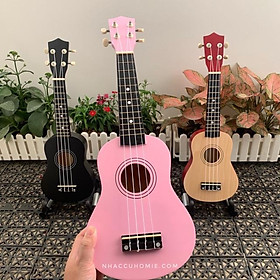 ĐÀN UKULELE SOPRANO 21INCH GỖ  ĐỦ MÀU