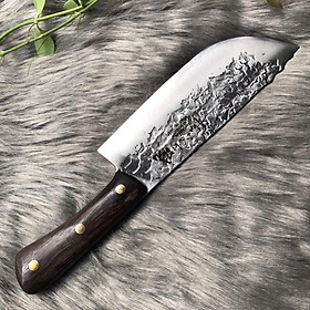 Mua Dao vân thái hiệu Akatenki dài 30cm  dày 3li  cán gỗ  nặng 350g