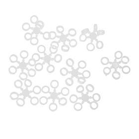 10 Pieces Transparent Elastic Rubber Carp Pellet Bait Bands For Carp Coarse Fishing Tackle Fishing Accessories 5mm