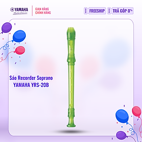 Mua Sáo dọc Recorder Soprano Rainbow YAMAHA YRS-20BG kèm túi đựng - Tiêu chuẩn giáo dục quốc tế