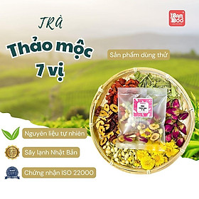 Trà Hoa Dưỡng nhan Đẹp Da 7 Vị Bamboo - Giảm Cân Thanh Nhiệt Giải Độc Dễ Ngủ, An Thần (Sản phẩm dùng thử)