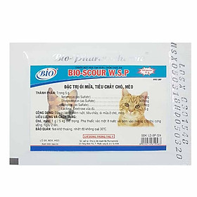 Bột hòa tan đặc trị tiêu chảy ói mửa trên thú cưng - Bio Scour 5 gam