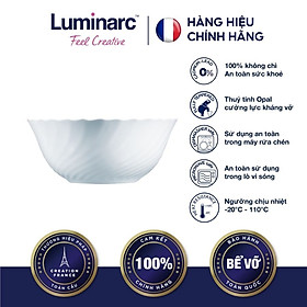 Bộ 6 Tô Thuỷ Tinh Luminarc Trianon Trắng 18cm - LUTRN3651 