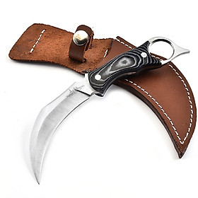 Mua Dao phượt KARAMBIT có bao da đựng bỏ túi tiện lợi cao cấp